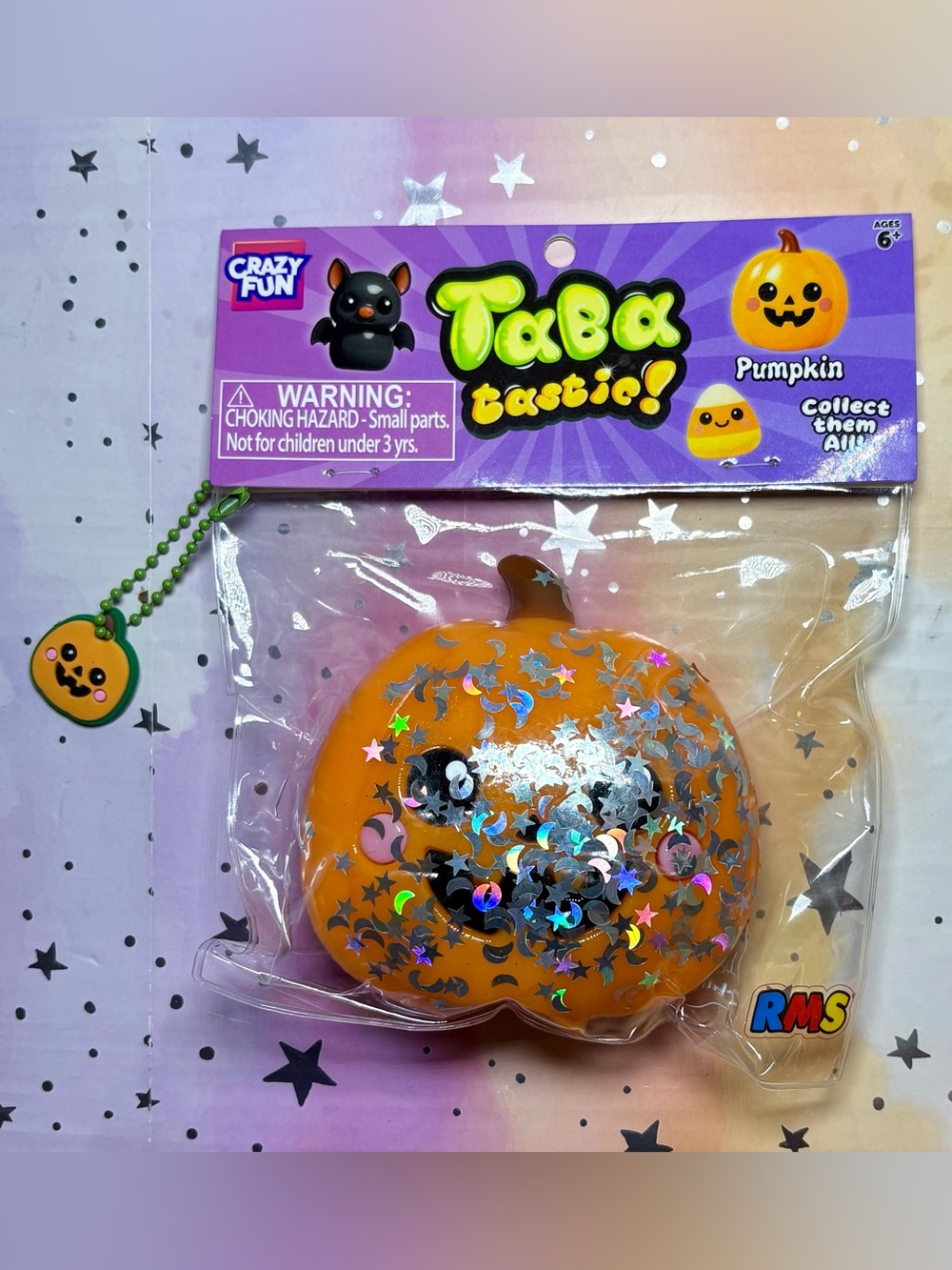 RMS Crazy Fun TaBaTastic Pumpkin Squishy Halloween NEW Sealed